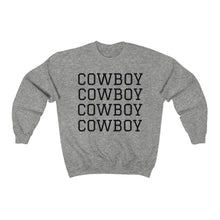 Load image into Gallery viewer, 4 COWBOY Unisex Sweatshirt
