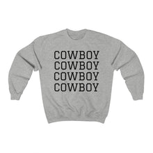 Load image into Gallery viewer, 4 COWBOY Unisex Sweatshirt
